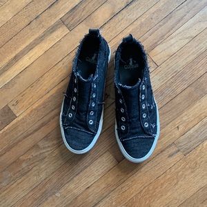 Corky’s Black Slip On shoes